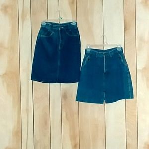 Vintage Jean Skirts